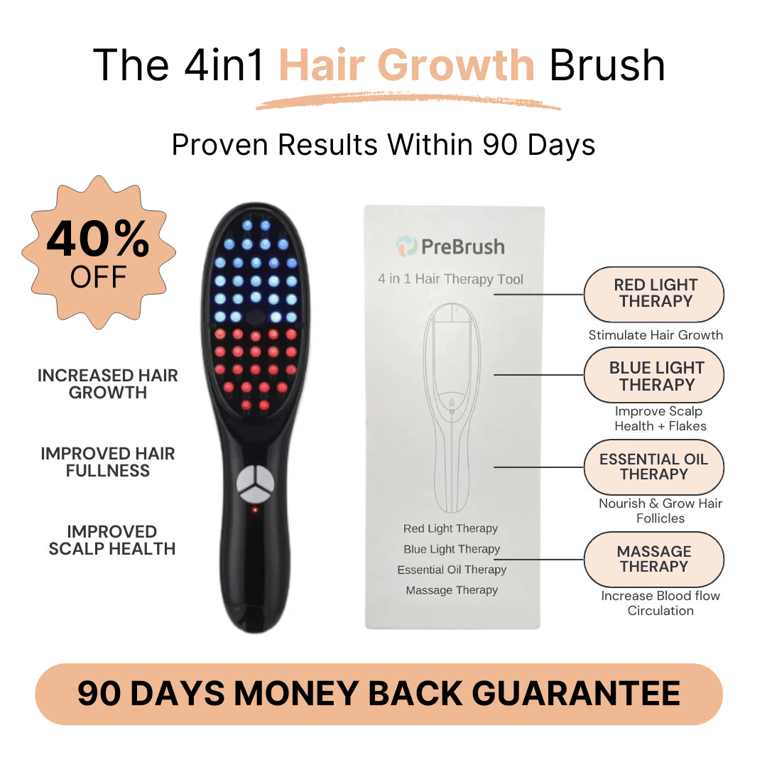 PreBrush™ : 4 in 1 Hair Loss Solution